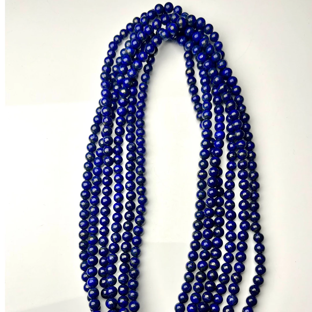 ZBG0402老矿无优化青金石手串多圈（天然珠宝多样性发其一）