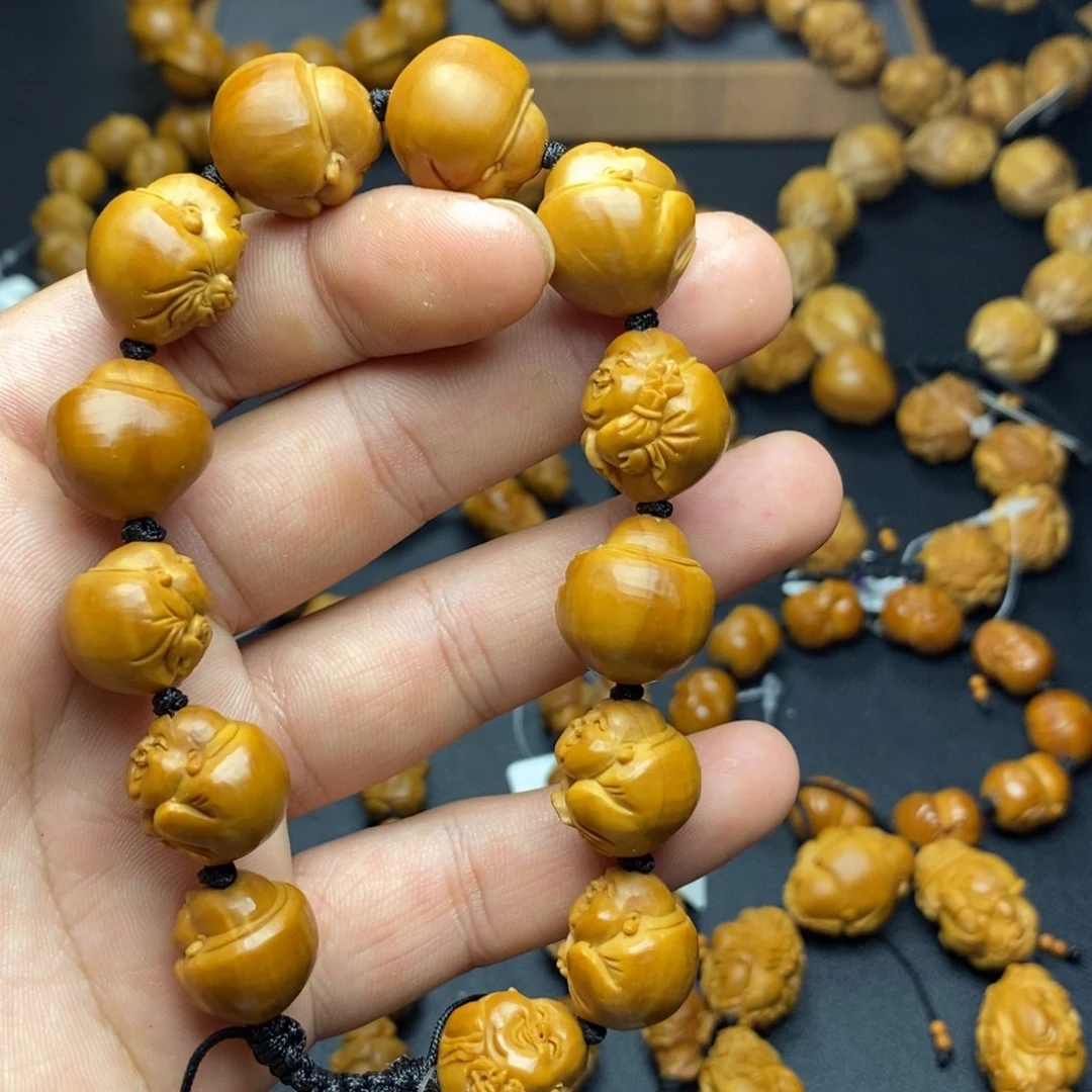 兔***子手串/手链橄榄核弥勒