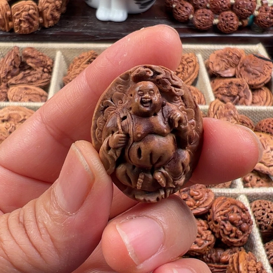 桃核吊坠桃核雕刻