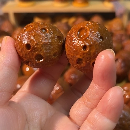 李***学橄榄核手串/手链圆形橄榄核一对