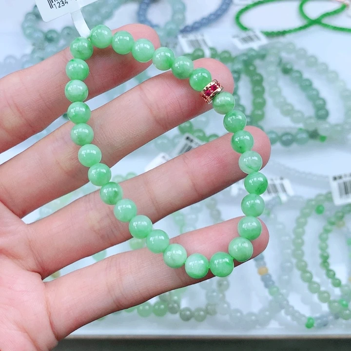 未镶嵌手链翡翠翡翠