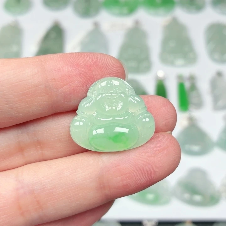 翡翠未镶嵌颈饰缅甸天然A货翡翠