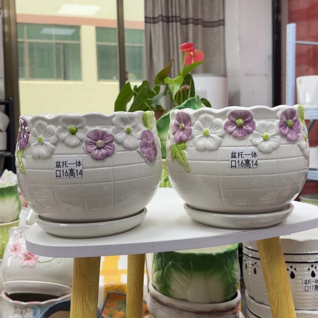 @夏西陶瓷花盆@@5837289