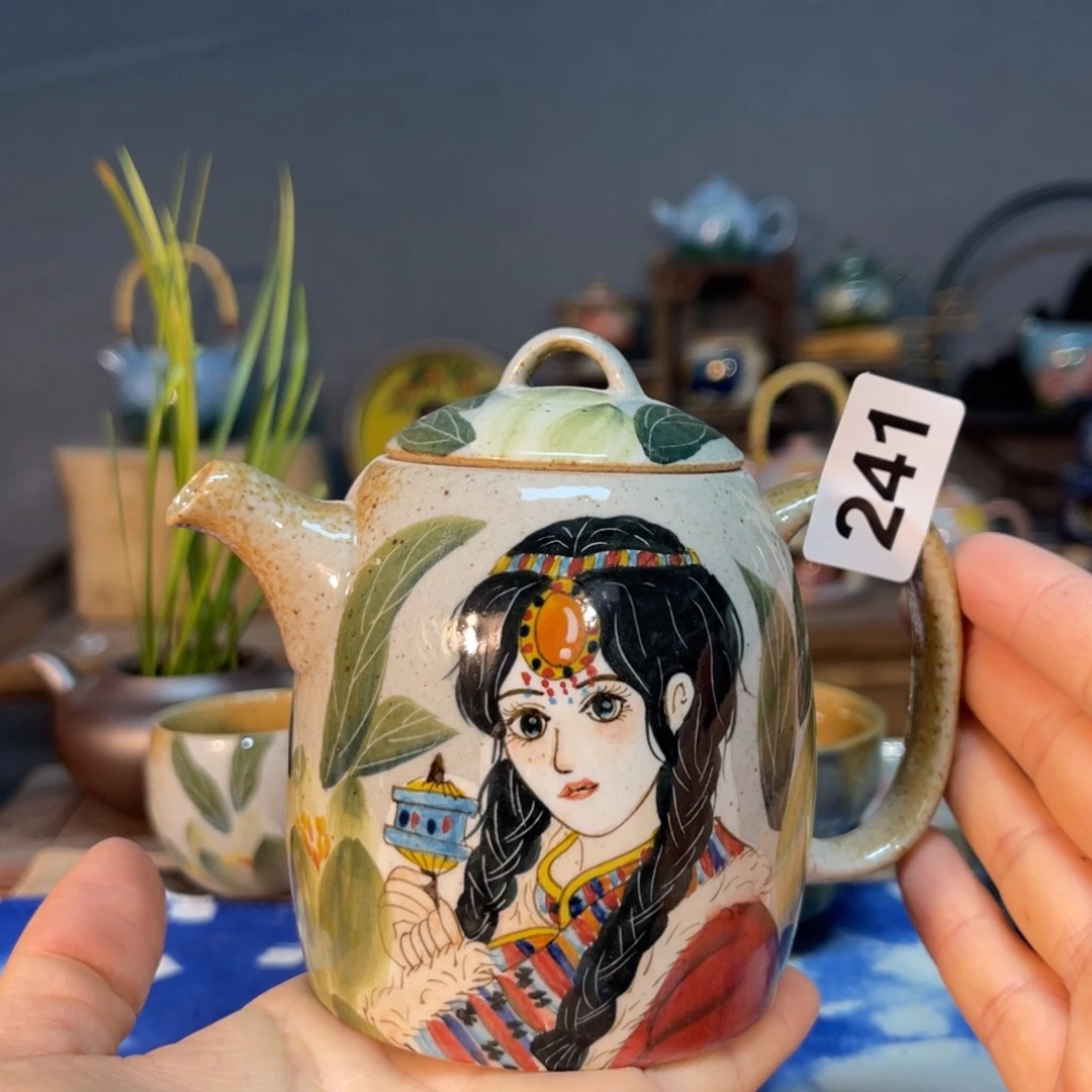 杯素浅陶瓷手工手绘