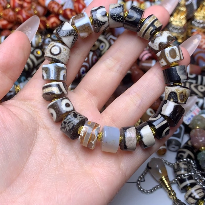 玛瑙/玉髓未镶嵌发一条