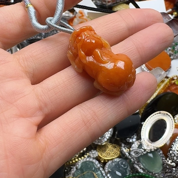 翡翠未镶嵌项链翡翠