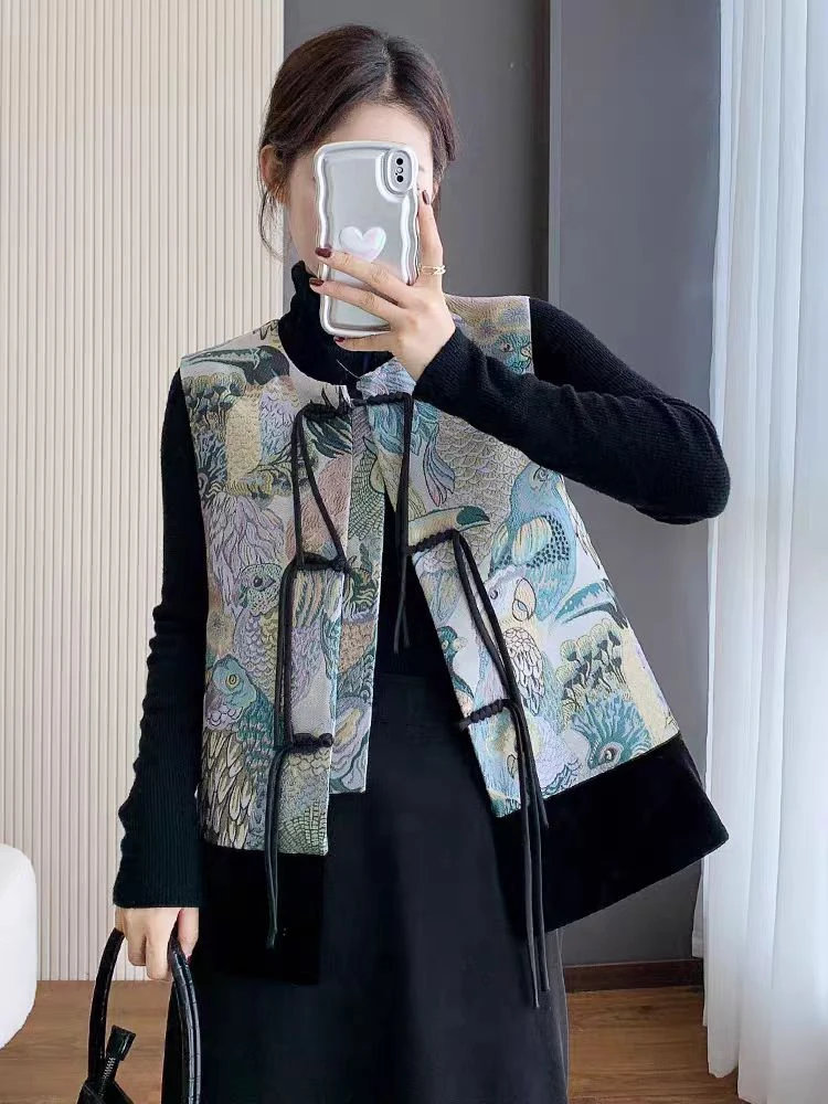 《六月红》新中式旗袍外套马甲连衣裙国风好物以直播间款式编码为准