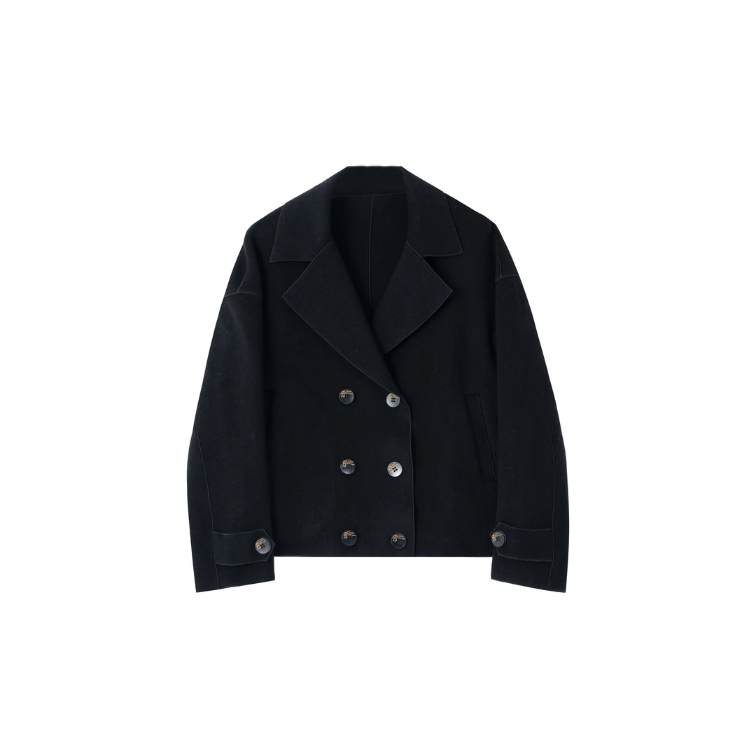 【籽言专属】她翼冬季毛呢外套短款时尚休闲百搭ET9242334203