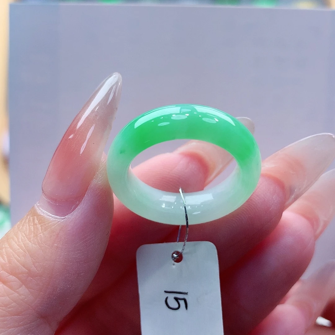 翡翠未镶嵌戒指缅甸A货