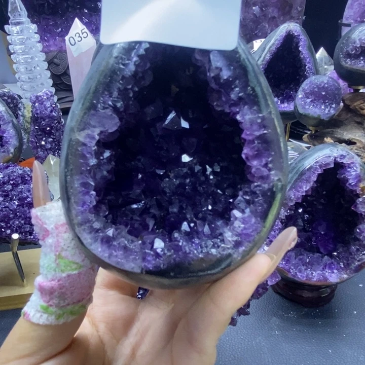 珠宝半成品未镶嵌紫晶059