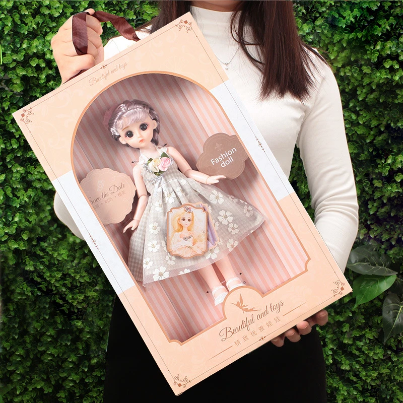 可爱换装公主芭比娃娃礼盒装女孩生日礼物玩具