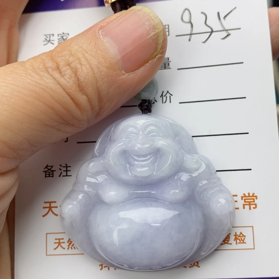 翡翠颈饰未镶嵌妞*佛公