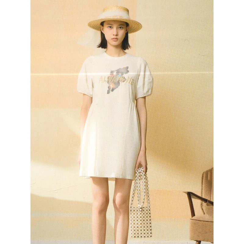 24834【蔓系列】印花圆领清凉连衣裙22243068