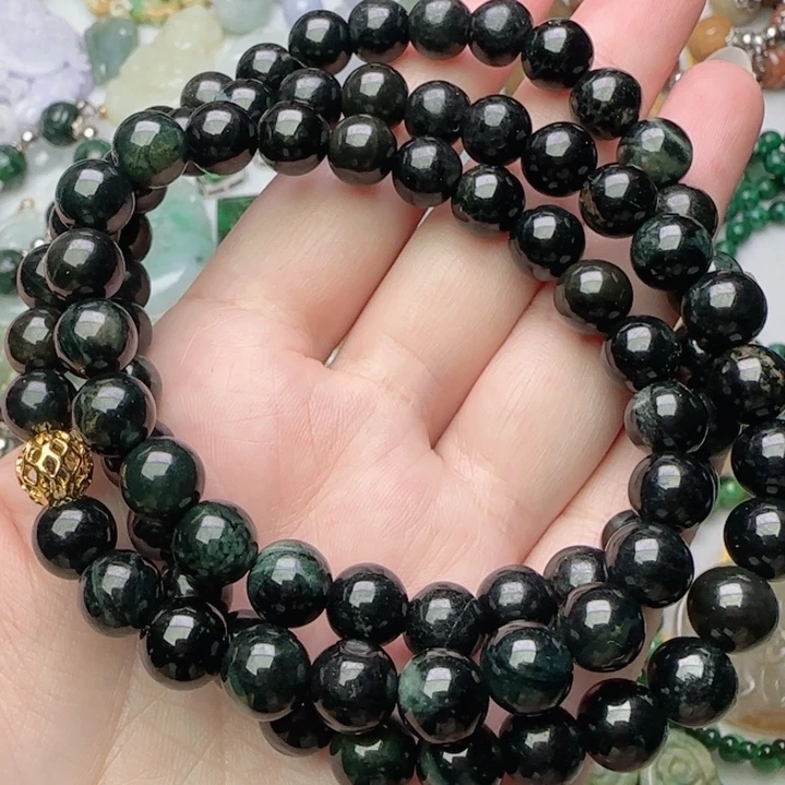 翡翠未镶嵌颈饰天然A货48