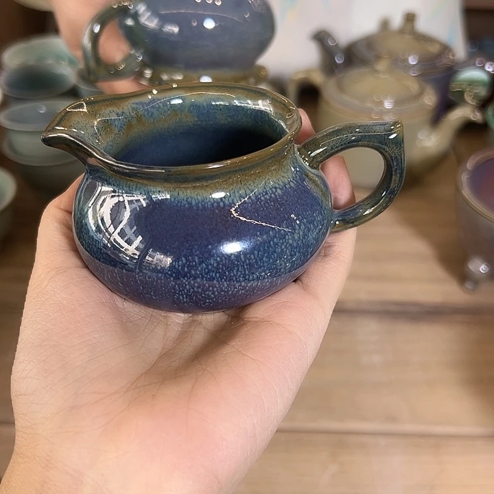 龙泉云间青瓷小米茶器