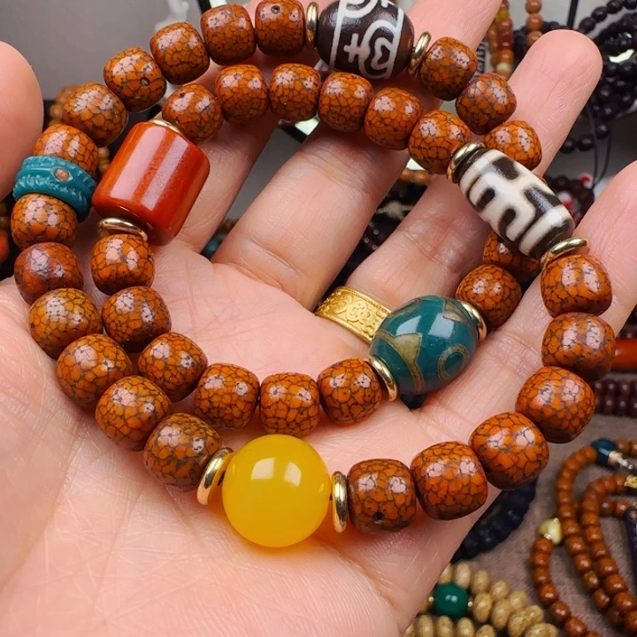 星月菩提吊坠双圈