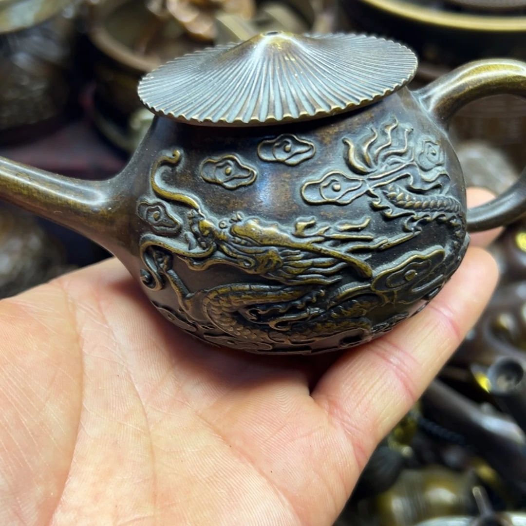 铜摆件欢迎欢迎你