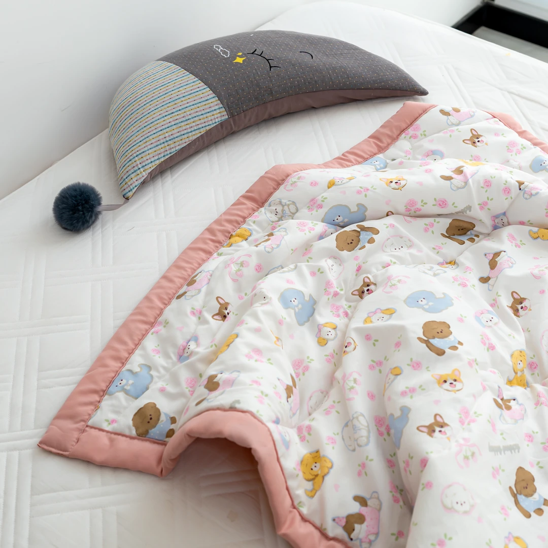 【京かわ会社】四季通用童被100*115cm 跳跳狗