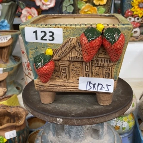 【闪购商品】红陶粗陶材质多肉花盆