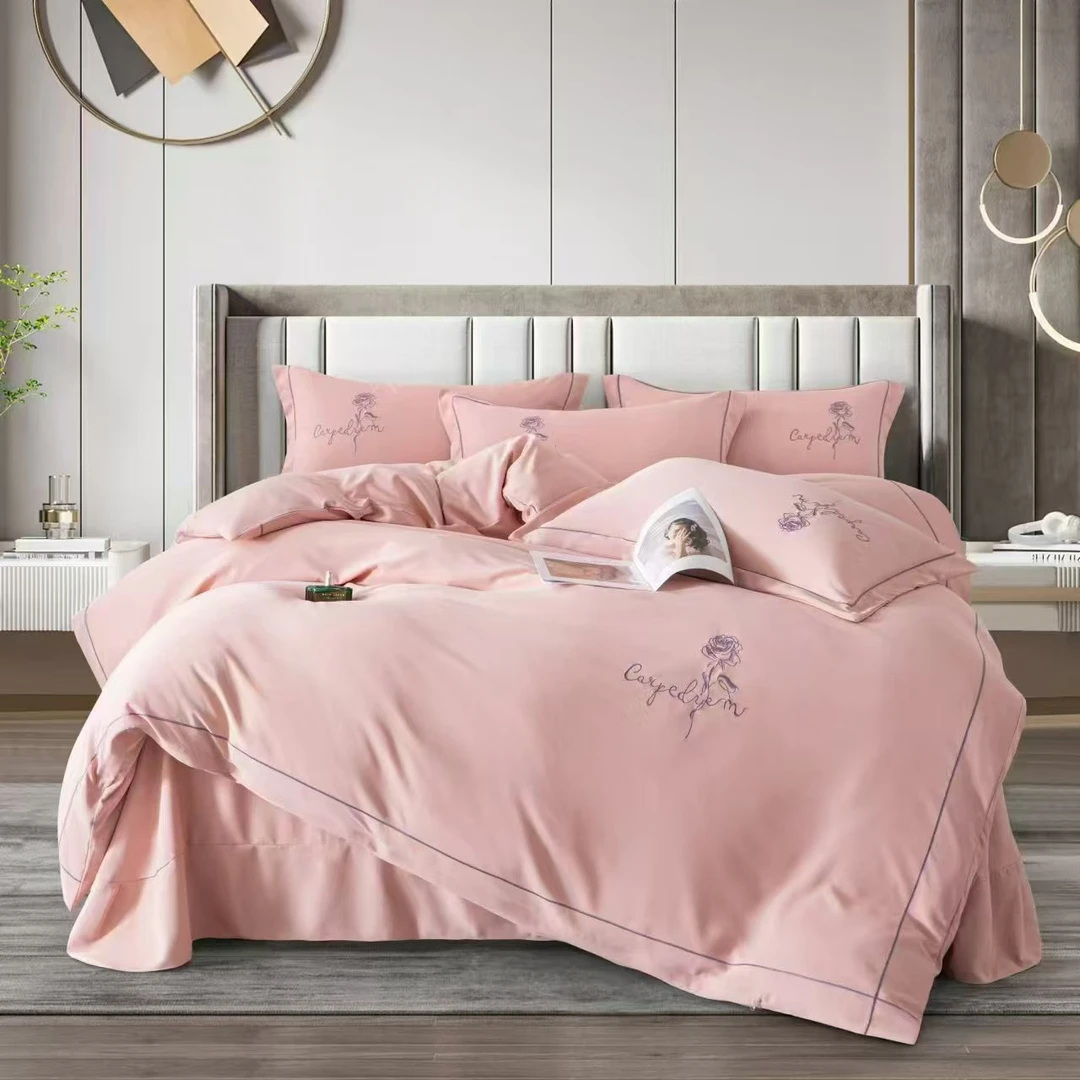 高支高密绣花全棉四件套【礼盒版】