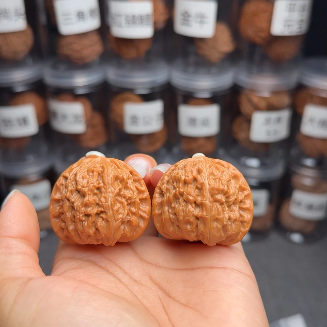 把件文玩核桃球白