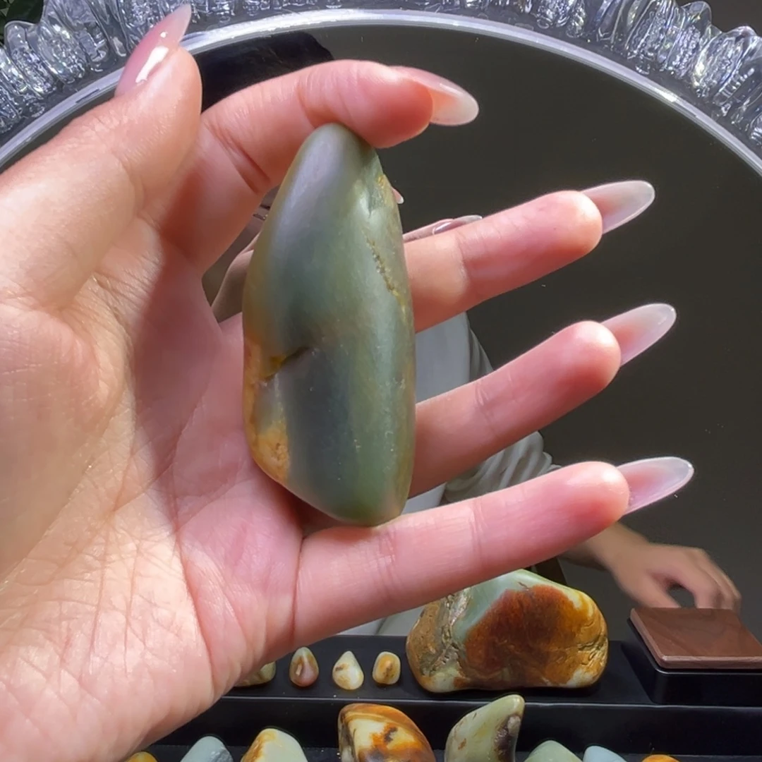 和田玉未镶嵌挂件111