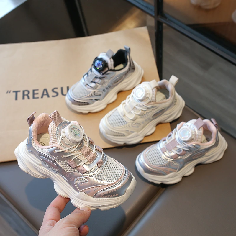 儿童老爹鞋6-12岁夏季新款男童运动鞋女童单网透气休闲鞋8230