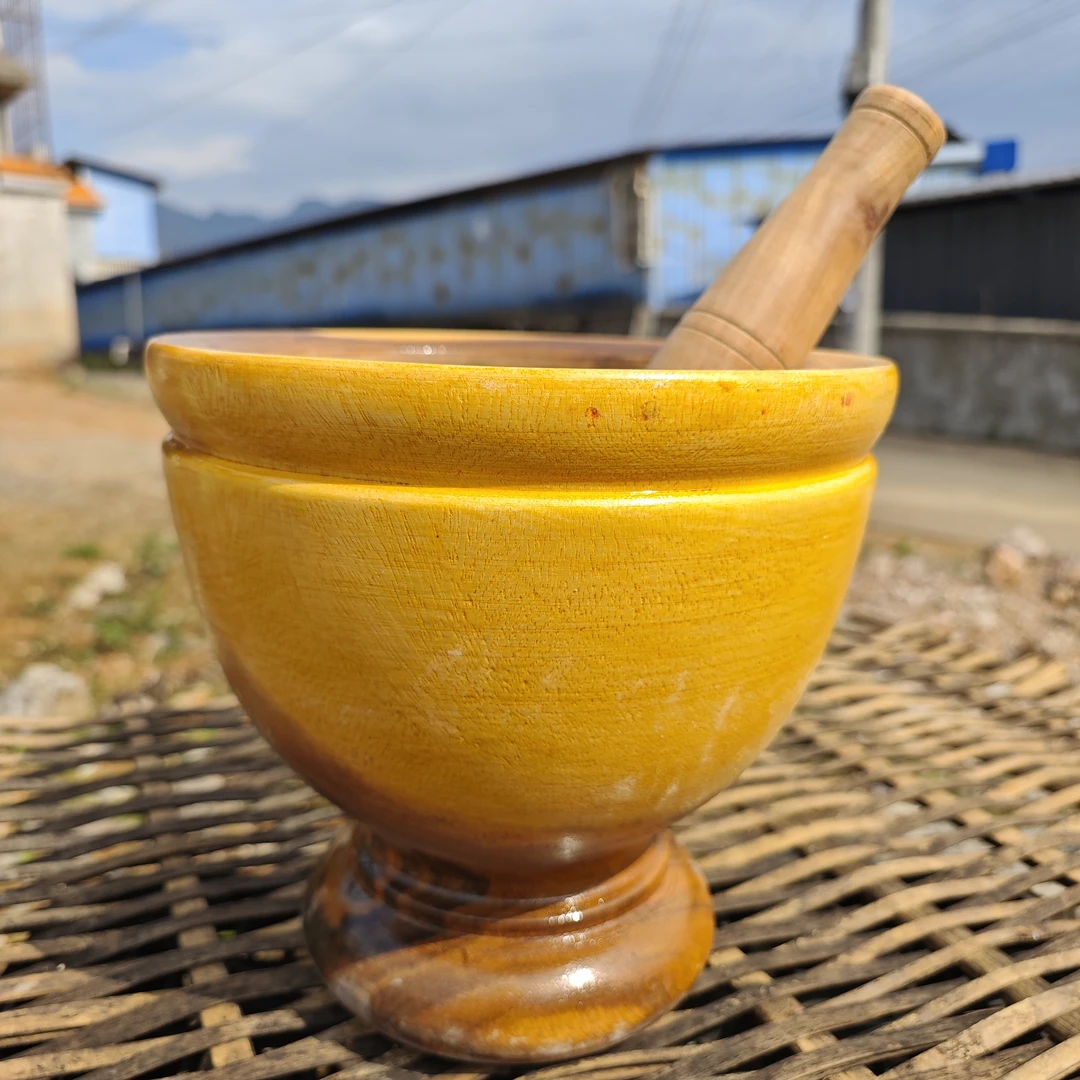 泰国相思木舂桶 商用木臼擂钵  舂鸡脚 捣蒜罐 捣中药罐家用