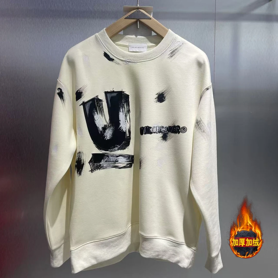 广州uus秋季高货男装新款重磅个性百搭休闲卫衣88081