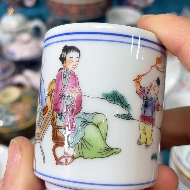 景德镇陶瓷主人杯134455