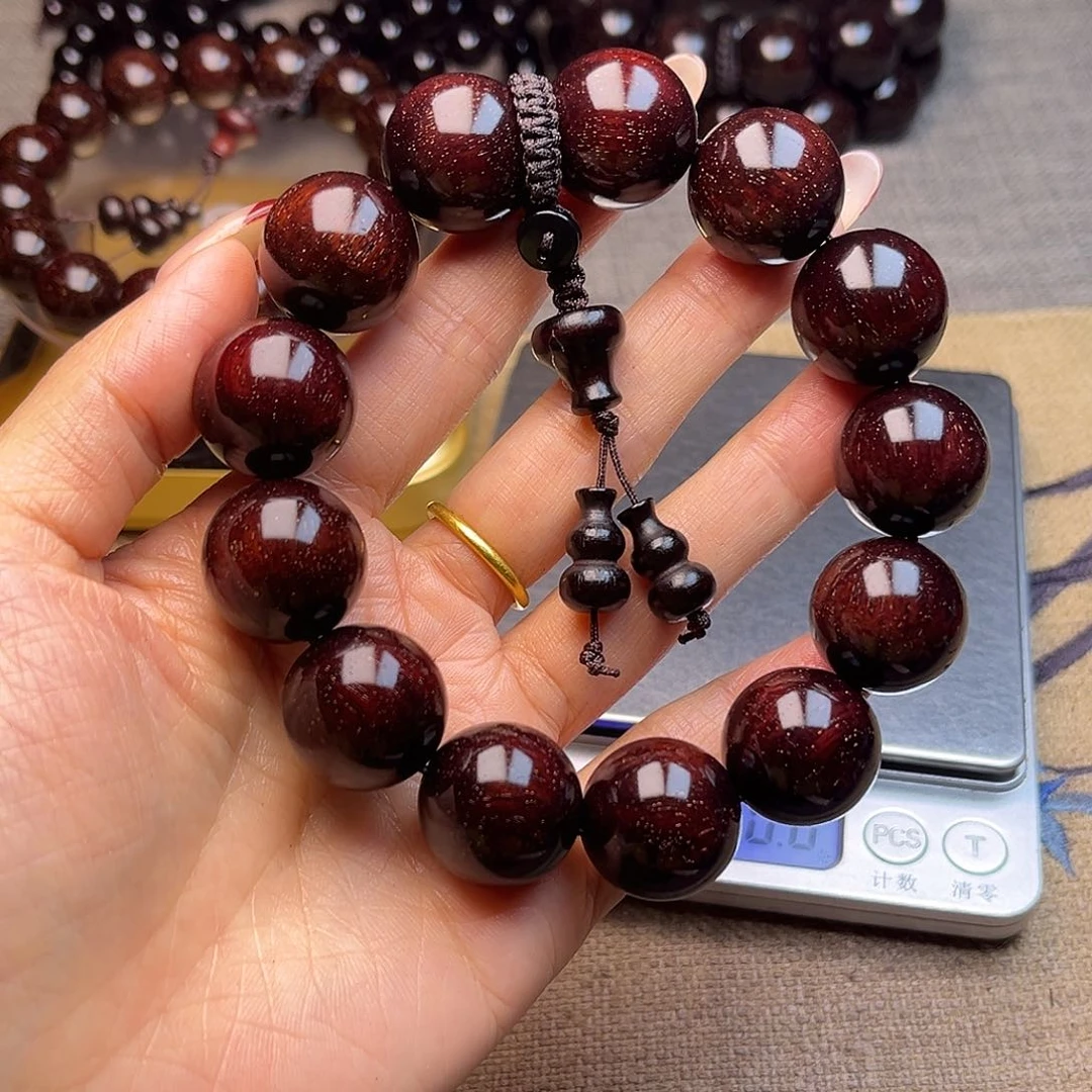 檀香紫檀（小叶紫檀）1.8 13颗满天星