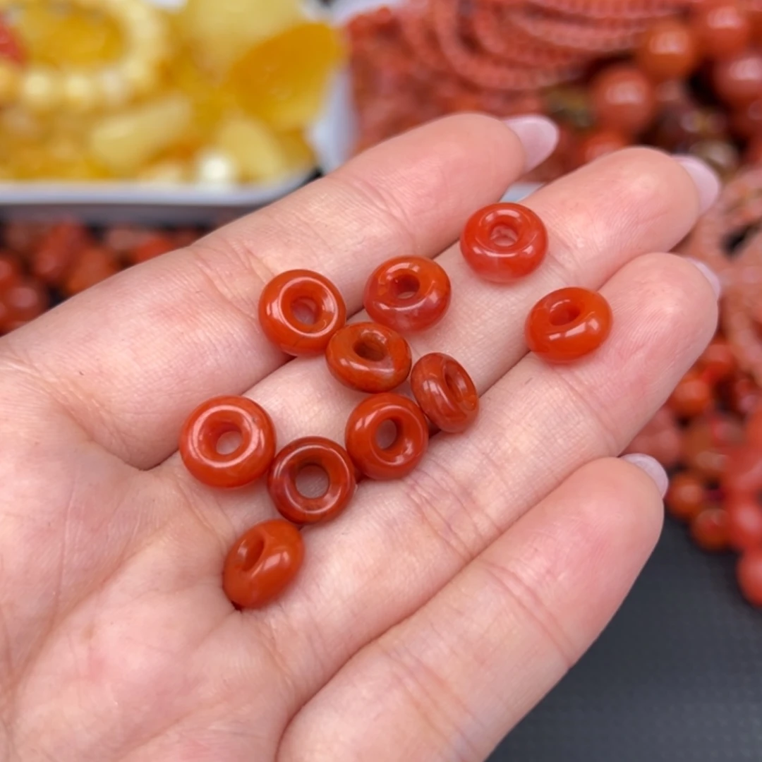 南红玛瑙未镶嵌吊坠(不含链)