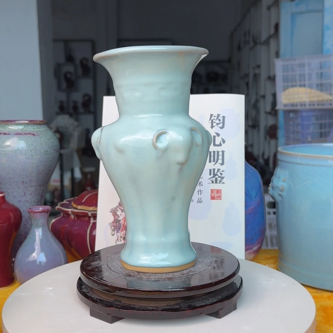 海***财摆件郑家钧窑摆件
