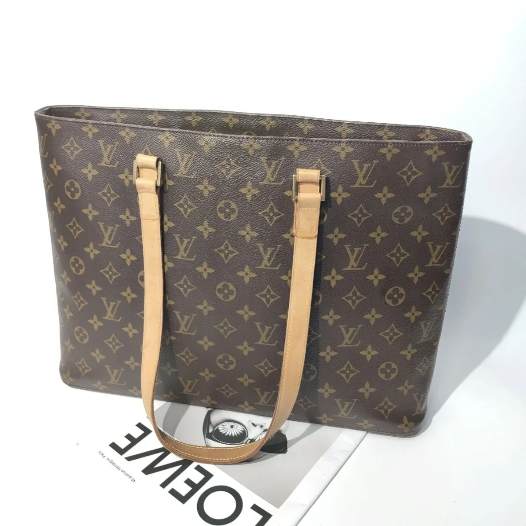 95新 LouisVuitton/路易威登 薇薇安钢琴托特 后换植鞣革