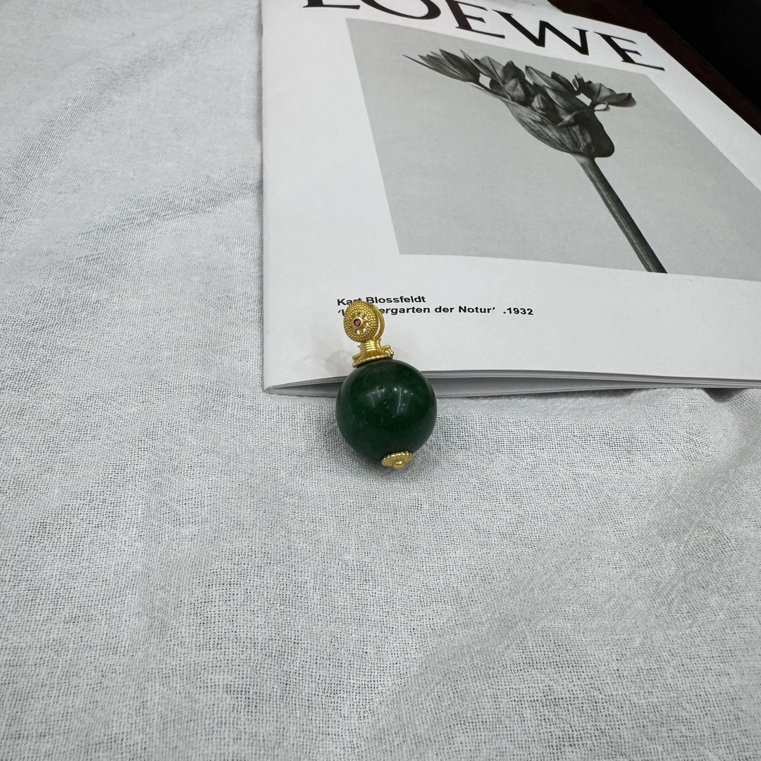 高定珠宝翡翠吊坠HF873S318