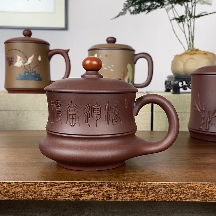 茶杯紫砂小鸿运350cc