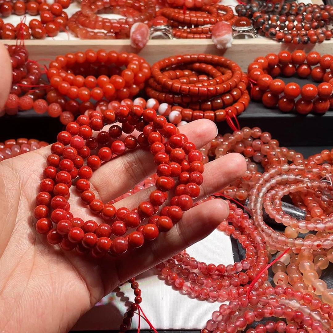 陈***来手链未镶嵌南红玛瑙