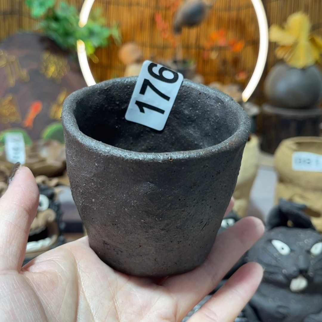 木村信鸿柴烧宝瓶