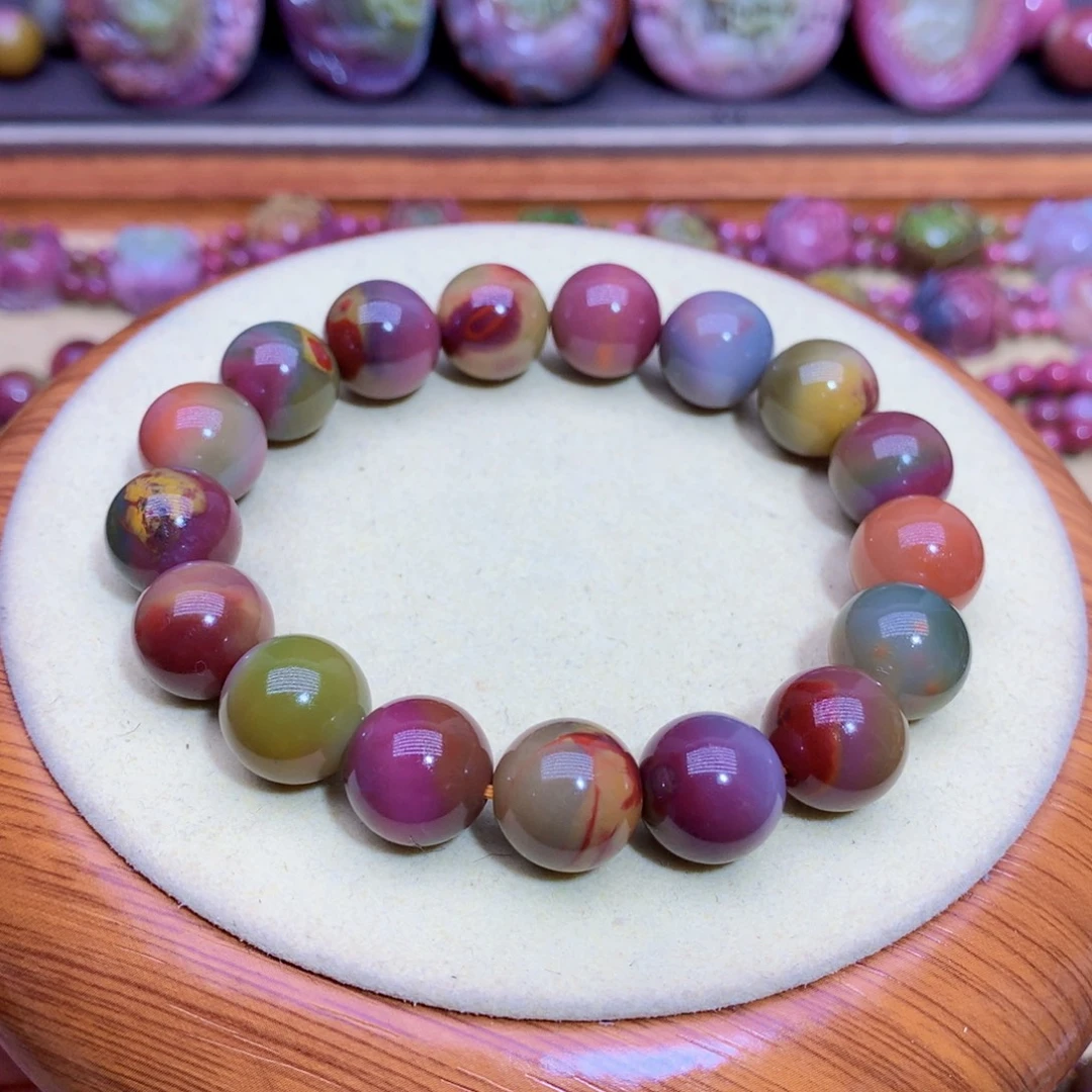 玛瑙未镶嵌手链盐源