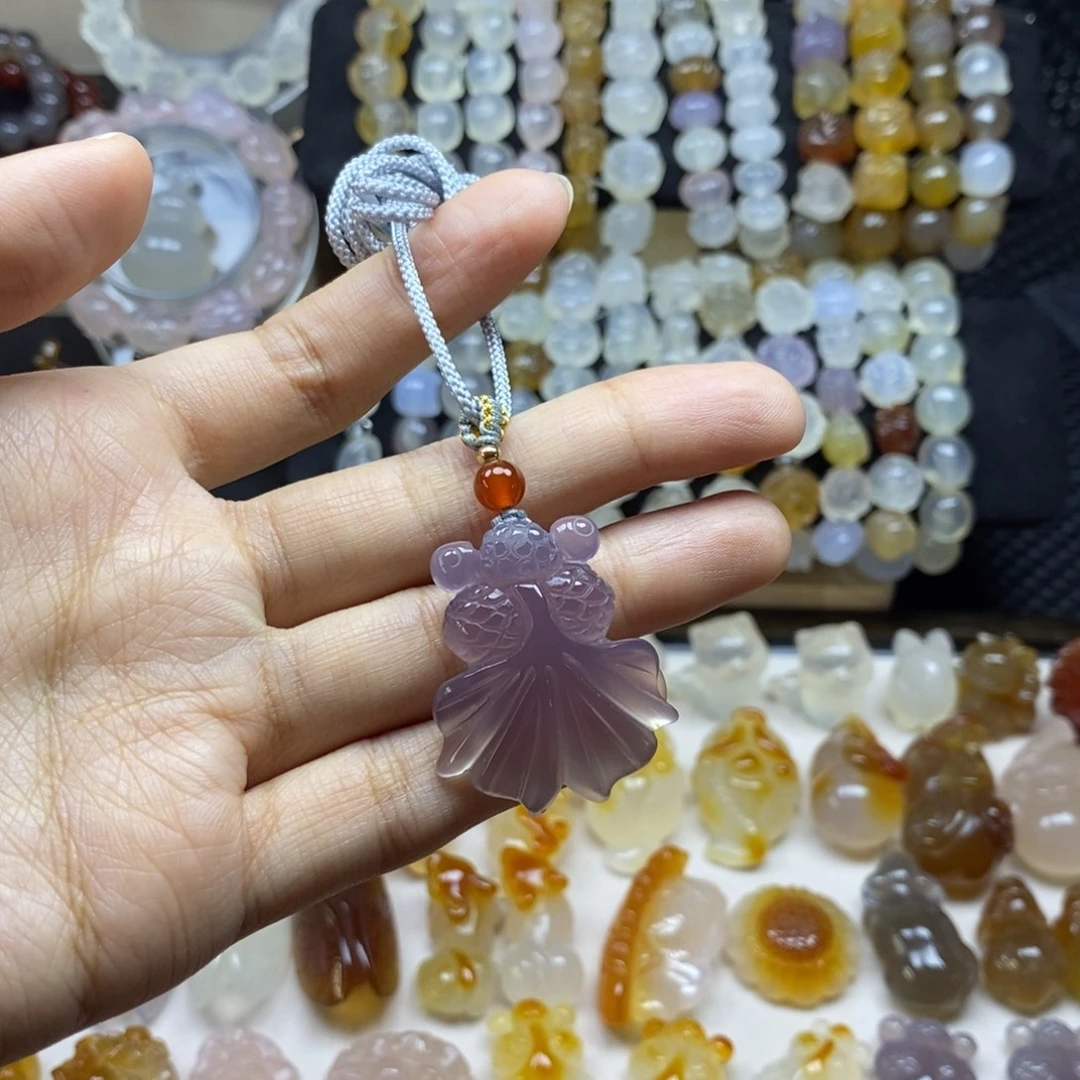 玛瑙/玉髓未镶嵌颈饰