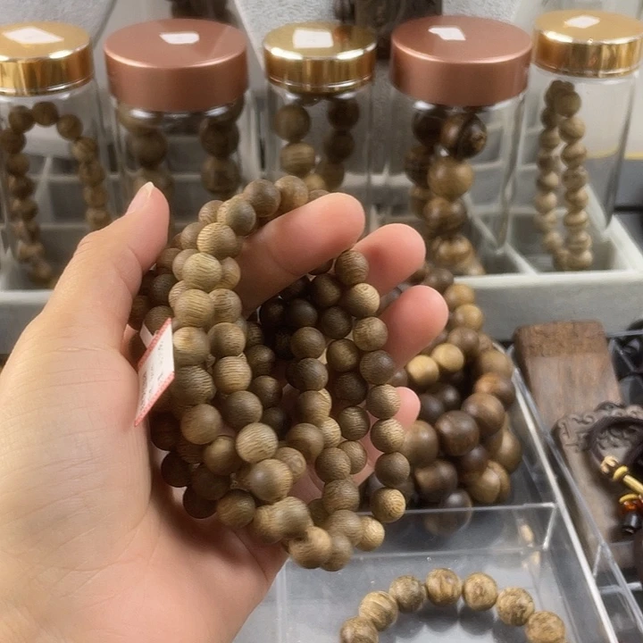 胖***杜手串沉香越南芽庄0.8*108