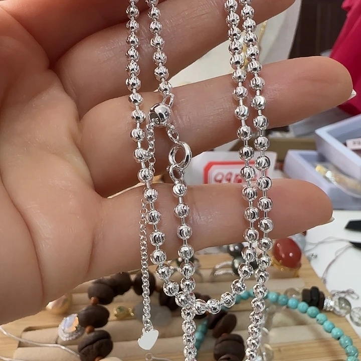 未镶嵌淡水珍珠颈饰配件链子56长