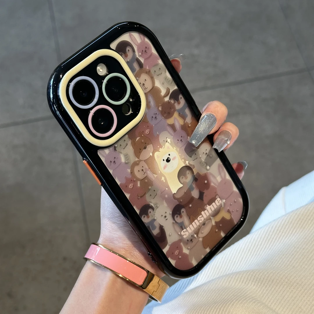 夕与空闪亮西高地适用苹果16promax手机壳华为P70vivo小米15oppo