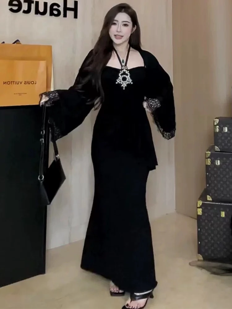 对号入座女装三件套高级氛围感显瘦套装Q59