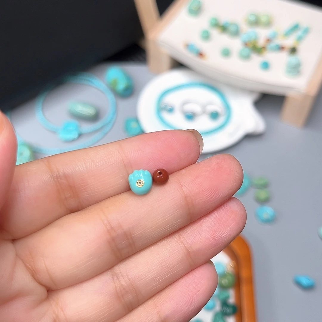 北***仔未镶嵌南红玛瑙珠宝半成品