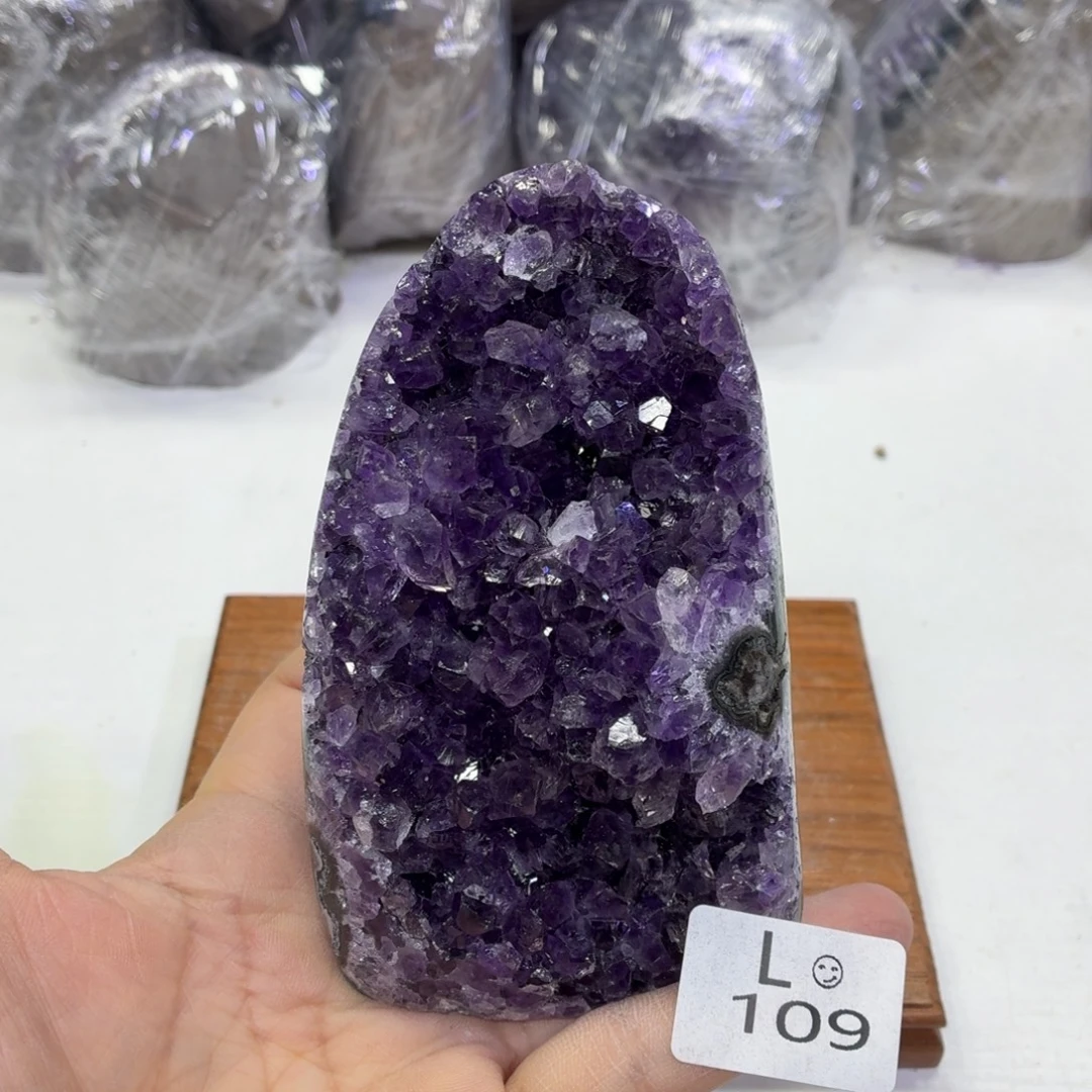 摆件水晶未镶嵌天然紫水晶