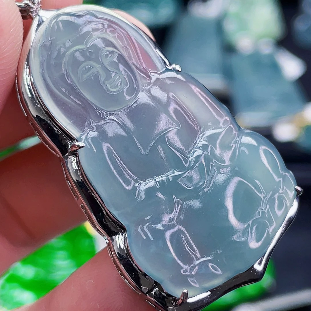 翡翠未镶嵌吊坠(不含链)122