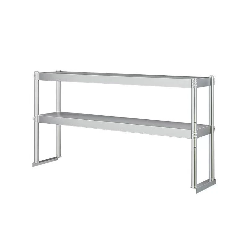 加厚不锈钢奶茶多层桌面台面台上立架厨房置物架工作台冰箱台上架