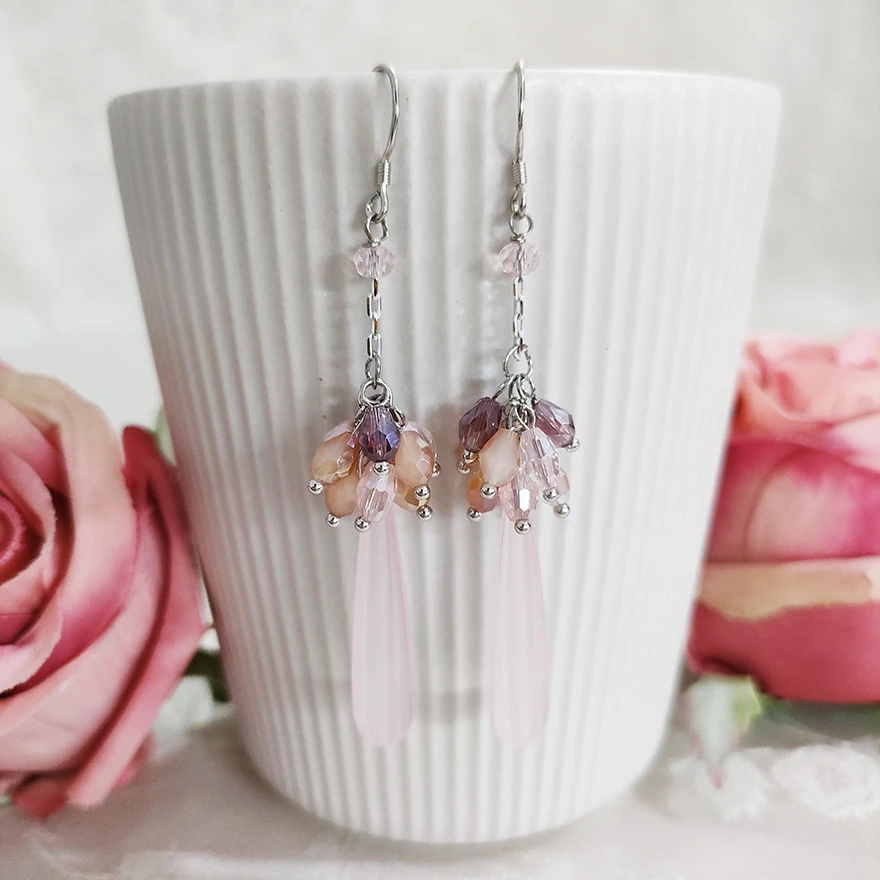 铜合金耳饰 民族风纯手工气质吊坠耳环2613