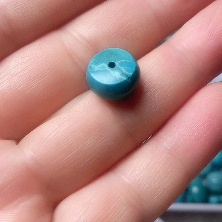 天然松石小墩子配饰